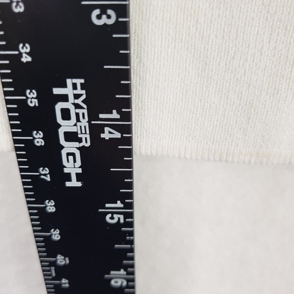 Zara Cropped Tank Top Womens Medium White Knit Crewneck Sleeveless Casual Basic - Picture 8 of 8